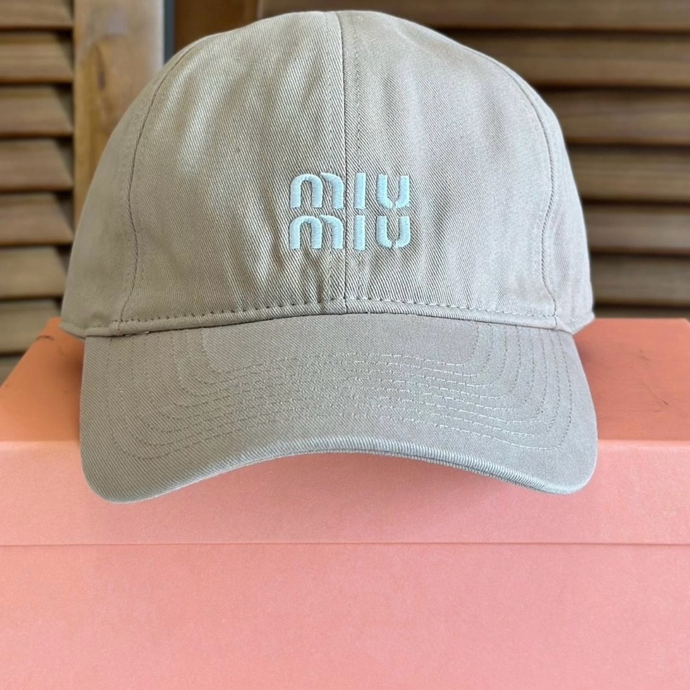 Miu Miu Denim Baseball Cap Spring Summer 26 NWT OBO